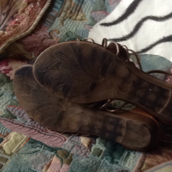 Sandals metallic straps - Picture 3 of 4